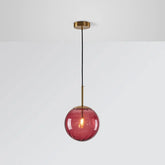 Färgglad Vintage Transparent Glas Taklampa